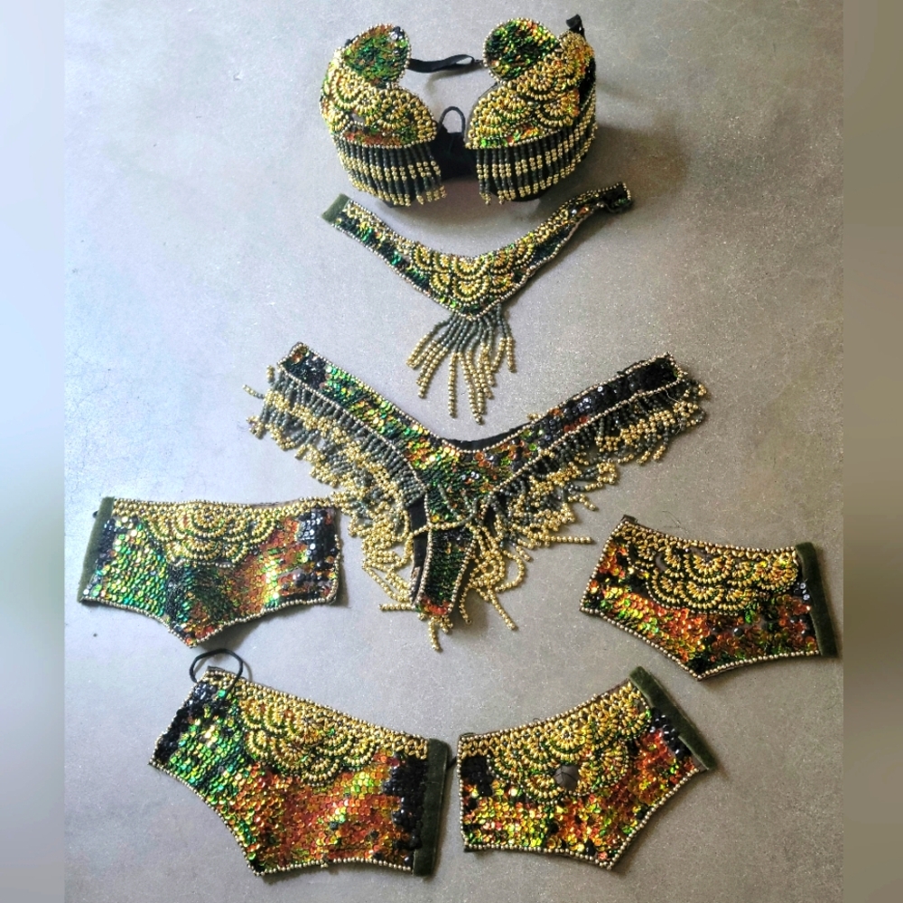 Samba Showgirl Burlesque Bellydancing Costume